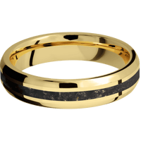 14K Yellow Gold + Polish , Polish Finish