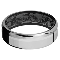 Titanium + Polish , Polish Finish + Black