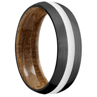 Zirconium + Satin Finish + Whiskey Barrel