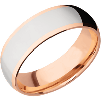 18K Rose Gold + Polish Finish