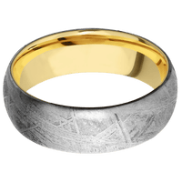 Meteorite + None Finish + 14K Yellow Gold
