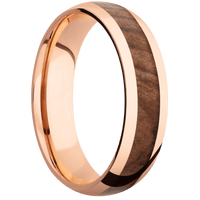 18K Rose Gold + Polish Finish