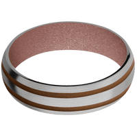 Titanium + Satin Finish + Rose Gold