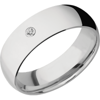 18K White Gold + Polish Finish