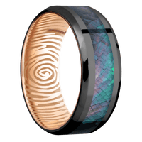 Zirconium + Polish , Polish Finish + 14K Rose Gold