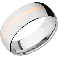 18K White Gold + Polish Finish