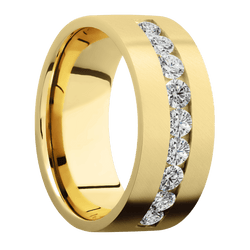 10K Yellow Gold + Anglesatin Finish