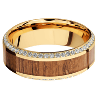 10K Yellow Gold + Polish , Polish Finish