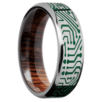 Titanium + Polish , Polish Finish + Cocobolo