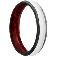 Forged Carbon Fiber + None Finish + Blood Wood