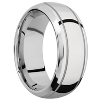 14K White Gold + Polish , Polish Finish