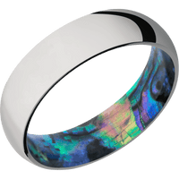Titanium + Polish Finish + Abalone
