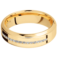 14K Yellow Gold + Polish , Polish Finish