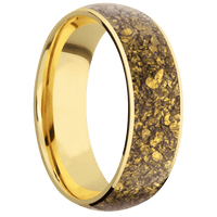 10K Yellow Gold + Polish Finish
