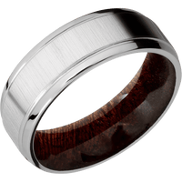 Titanium + Crosssatin , Polish Finish + Sapele
