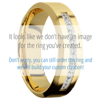 18K Yellow Gold + Crosssatin , Satin Finish
