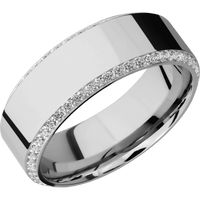 14K White Gold + Polish , Polish Finish
