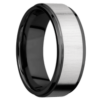 Zirconium + Crosssatinsilver , Polish Finish