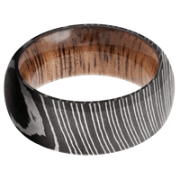 Damascus + Acid Finish + Koa