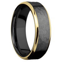 Zirconium + Hammer , Polish Finish