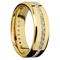 18K Yellow Gold + Polish , Polish Finish