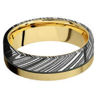 10K Yellow Gold + Sand Finish