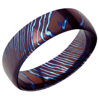 Titanium Damascus + Polish Finish