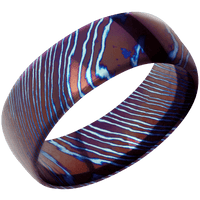 Titanium Damascus + Polish Finish