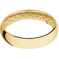 10K Yellow Gold + Polish Finish