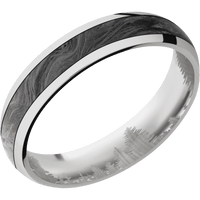 18K White Gold + Polish Finish