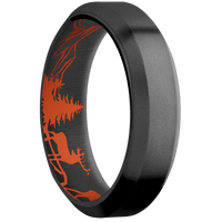 Zirconium + Bead , Bead Finish + Hunter Orange