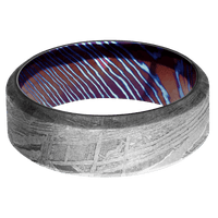 Meteorite + None Finish + Titanium Damascus