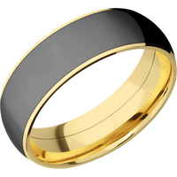 14K Yellow Gold + Polish Finish