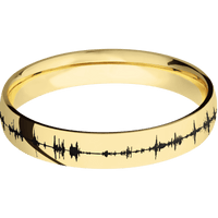 10K Yellow Gold + Polish Finish