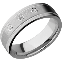 Titanium + Stone , Bead Finish