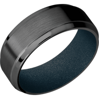 Zirconium + Satin , Polish Finish + Blue Titanium