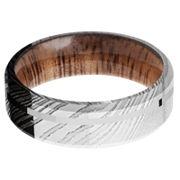 Damascus + Polish Finish + Koa