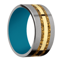 Titanium + Sand Finish + Sea Blue