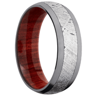 Tantalum + Satin Finish + Red Heart