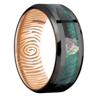 Zirconium + Polish , Polish Finish + 14K Rose Gold