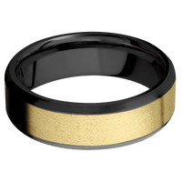 Zirconium + Polish , Satin Finish