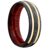 Forged Carbon Fiber + None Finish + Blood Wood