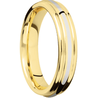 14K Yellow Gold + Polish , Polish Finish