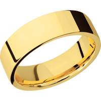 18K Yellow Gold + Polish Finish