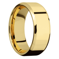 14K Yellow Gold + Polish , Polish Finish