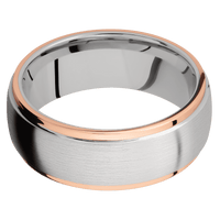 Palladium Silver + Satin , Polish Finish