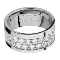 10K White Gold + Polish Finish
