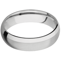 18K White Gold + Satin Finish