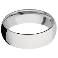 14K White Gold + Polish Finish