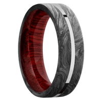 Forged Carbon Fiber + None Finish + Blood Wood
